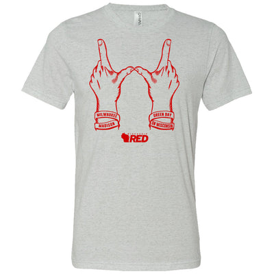 Wisconsin Hands Triblend T-Shirt