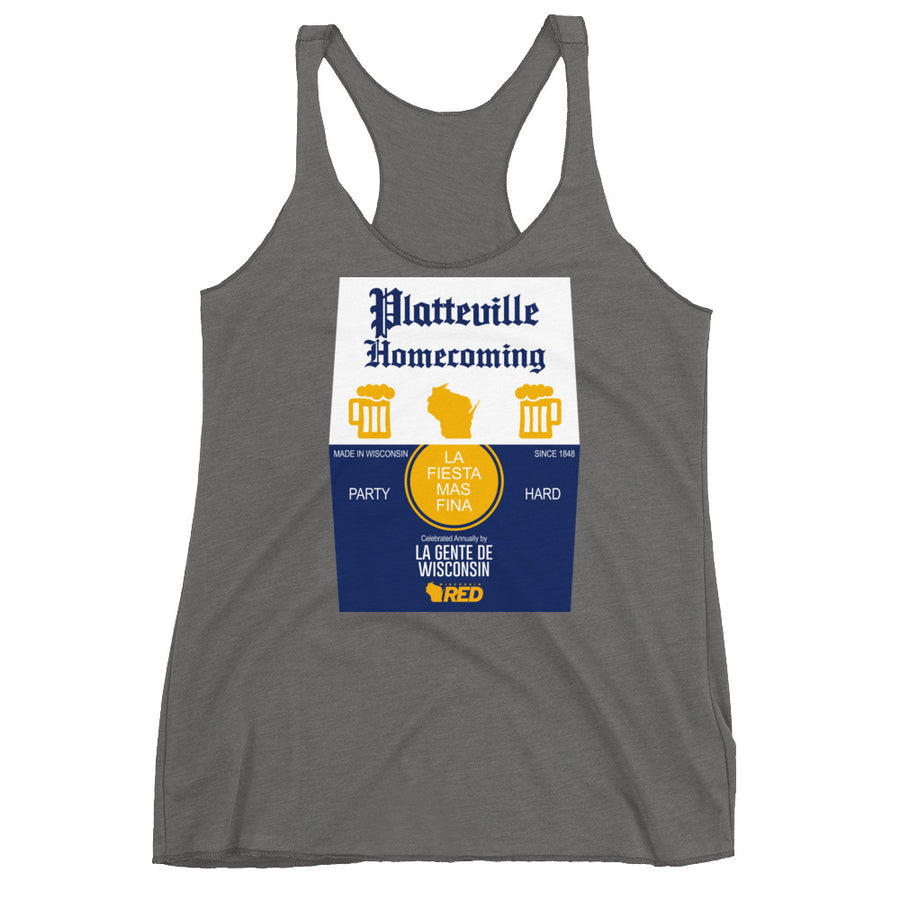 Platteville: Homecoming - Extra Racerback Tank