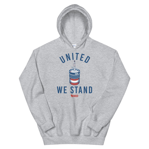 United We Stand Hoodie Wisconsin Red