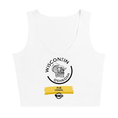 Oshkosh Pub Crawl Wave Crop Tank