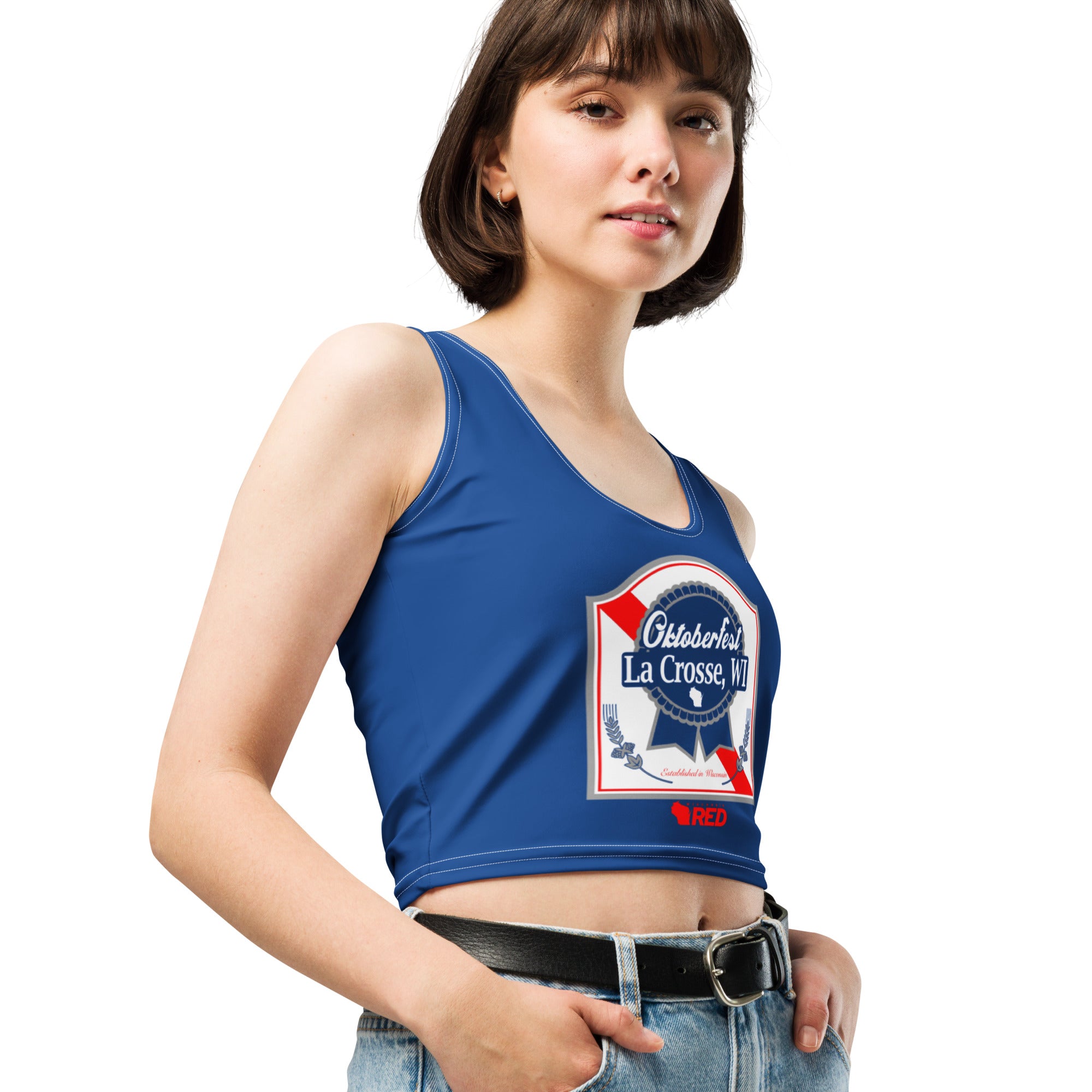 Oktoberfest: LaX Ribbon Crop Tank