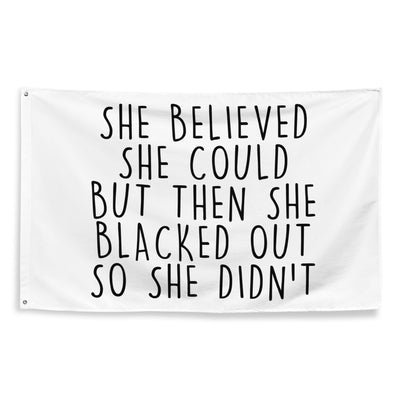 Believed She Could Flag