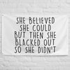 Believed She Could Flag