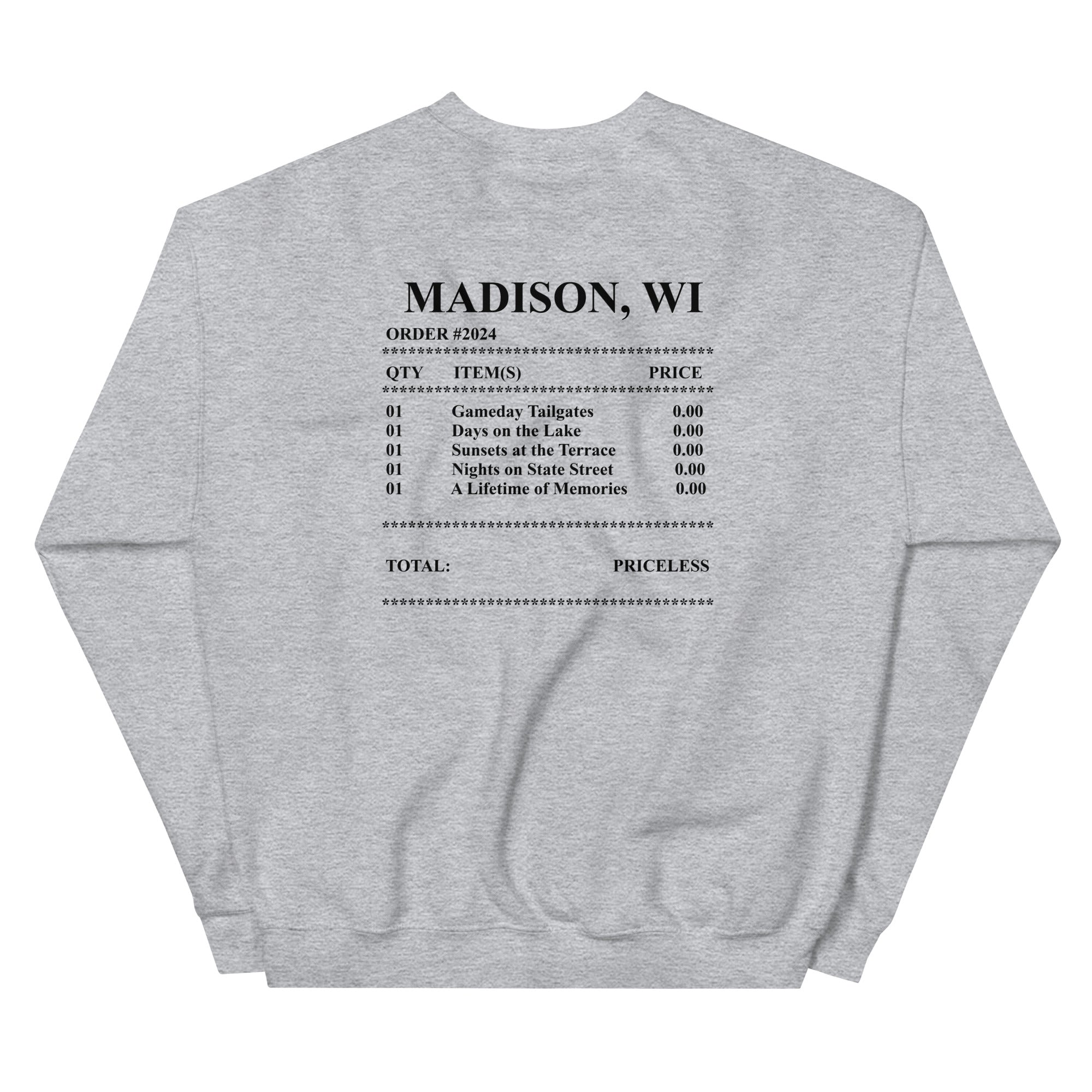 BNB: Varsity Receipt Crewneck