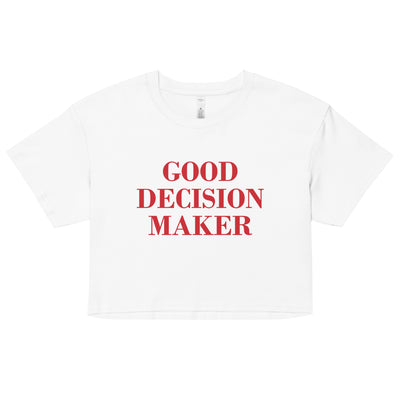 BNB: Good Decision Maker Crop Top