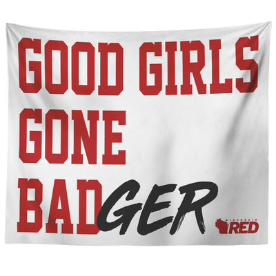 Good Girls Gone Badger Tapestry