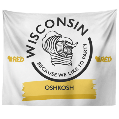 Oshkosh: Wisconsin Wave Tapestry