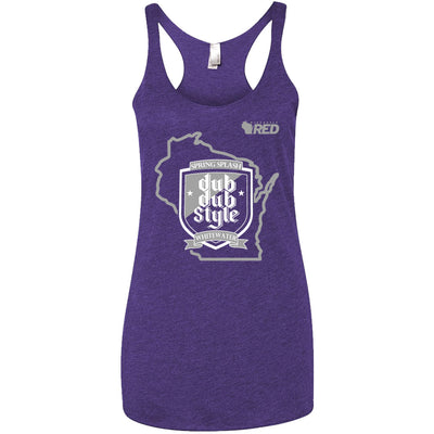 Whitewater: Spring Splash - Dub Dub Style Racerback Tank
