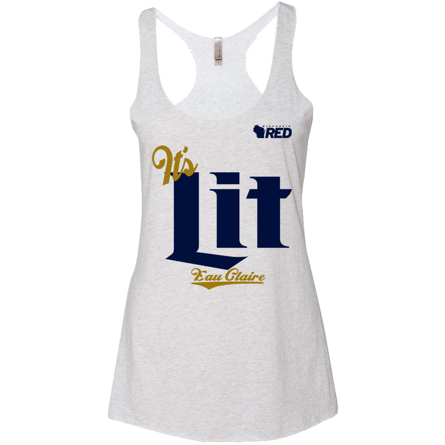 Eau Claire Homecoming: It's Lit Racerback Tank