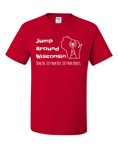 Jump Around Wisconsin - Tune in T-Shirt
