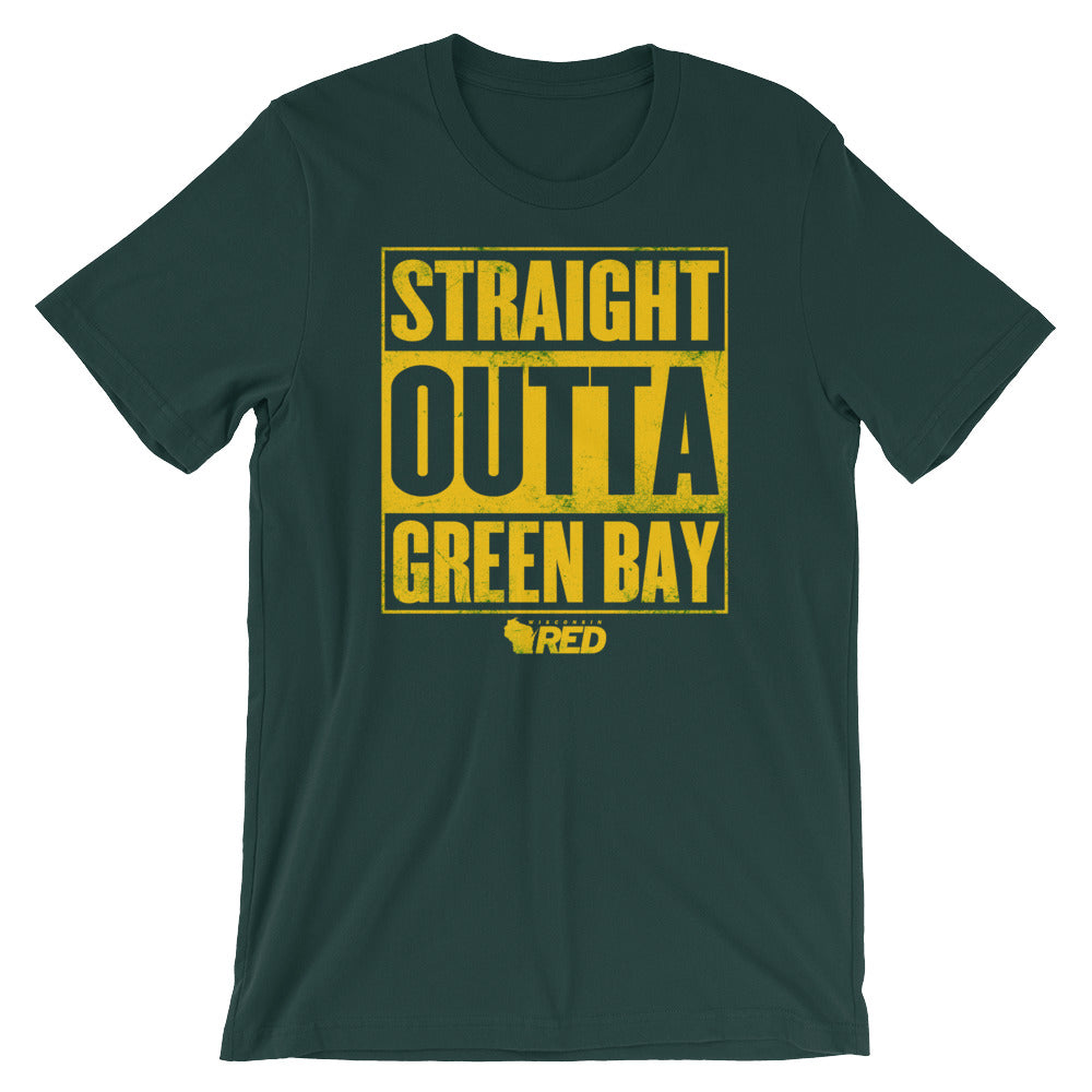Wisconsin Red, LLC Straight Outta Green Bay T-Shirt S