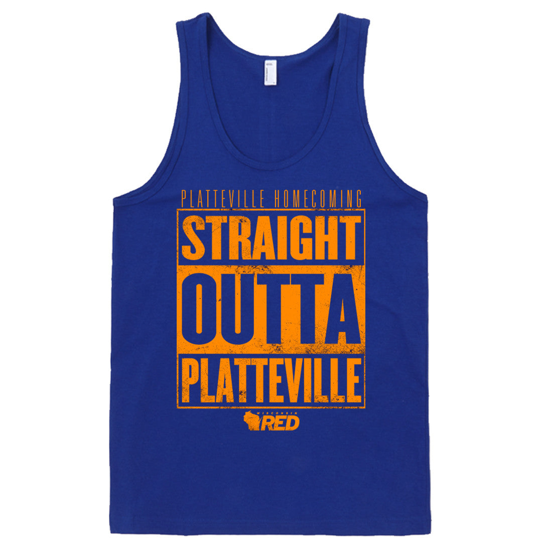 Platteville Homecoming: Straight Outta Platteville Tank Top