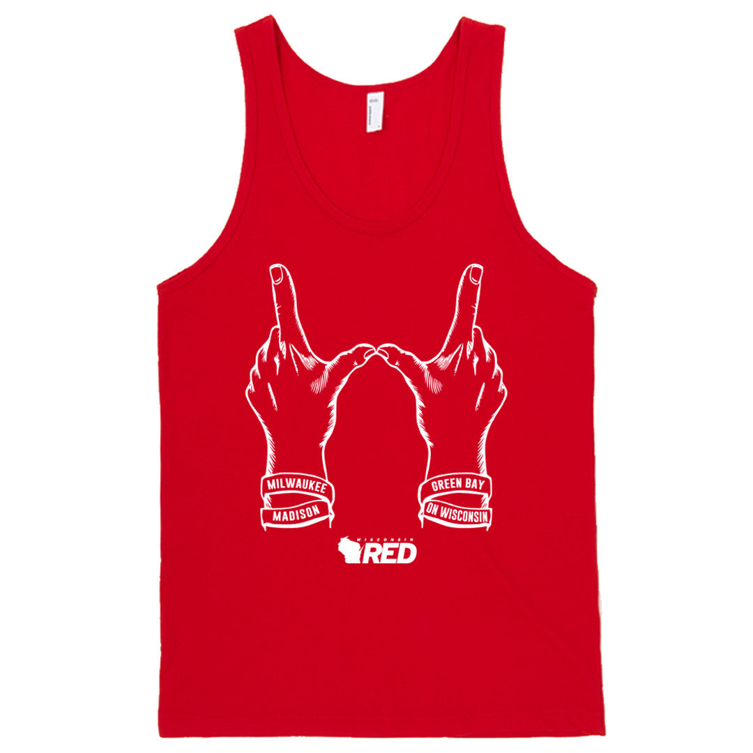 Wisconsin Hands Tank Top
