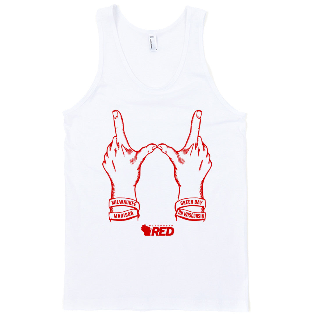 Wisconsin Hands Tank Top