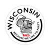 Wisconsin Wave Sticker