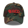 Wisconsin RED Logo Dad Hat