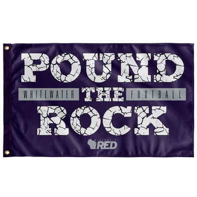Whitewater: Football - Pound the Rock Flag (Rocky)