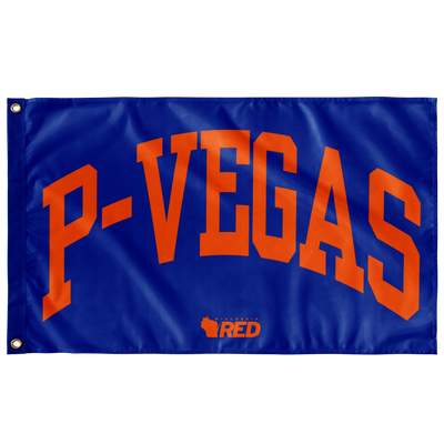 Platteville: P-Vegas Arch Flag