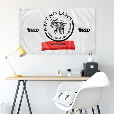 "Ain't No Laws" Wisco Wave Flag