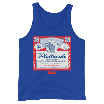 Platteville: Homecoming - King of Parties Tank Top
