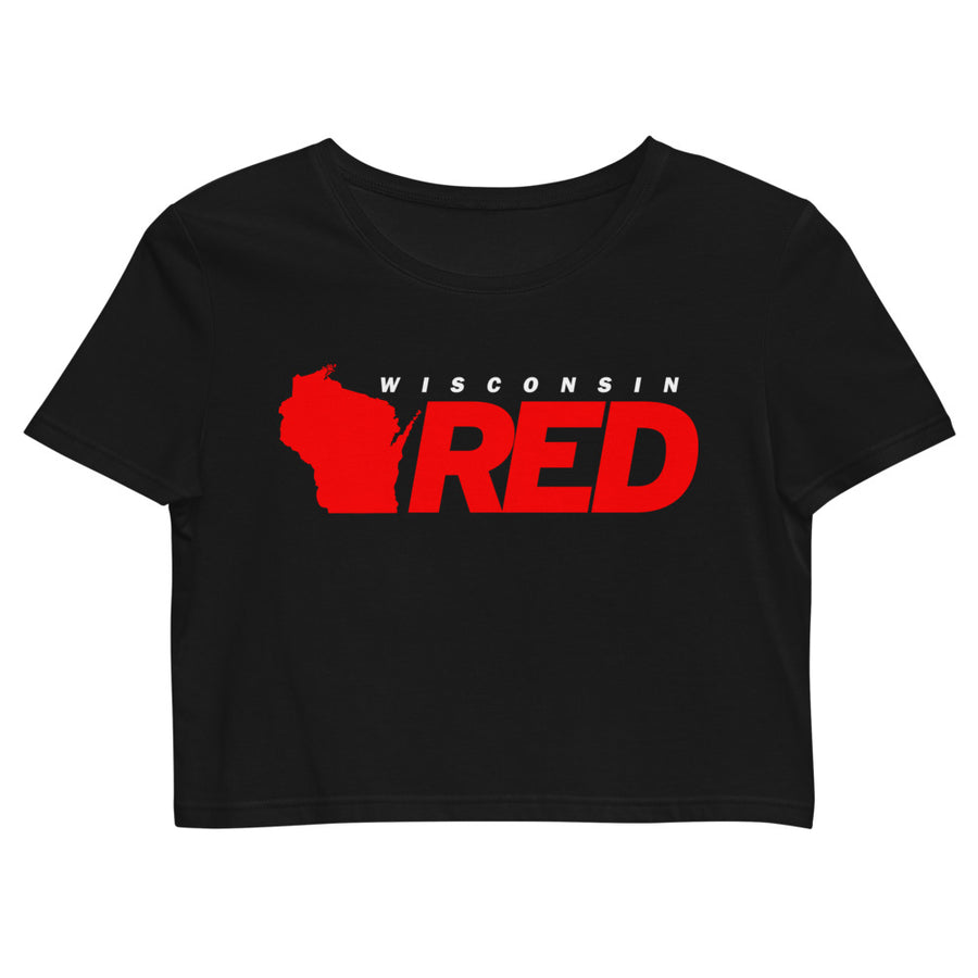 Wisconsin RED Logo Crop Top