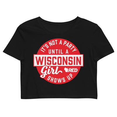 Wisconsin Girls ARE the party Seal Crop Top