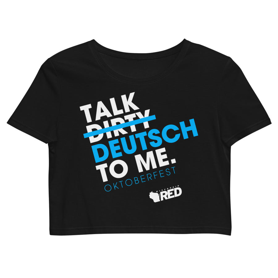 Oktoberfest: Talk Deutsch To Me Crop Top