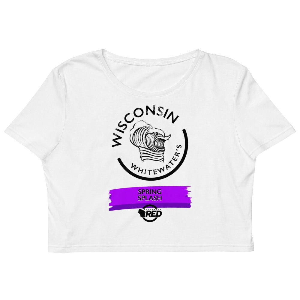 Whitewater: Spring Splash Wave Crop Top