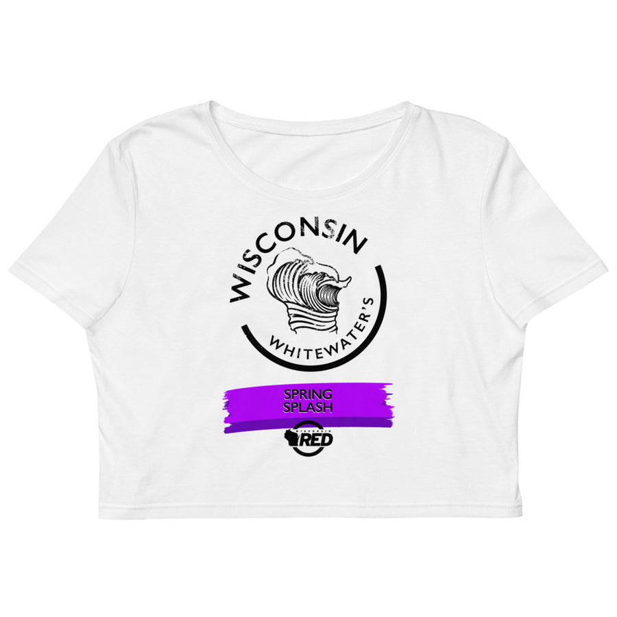 Whitewater: Spring Splash Wave Crop Top