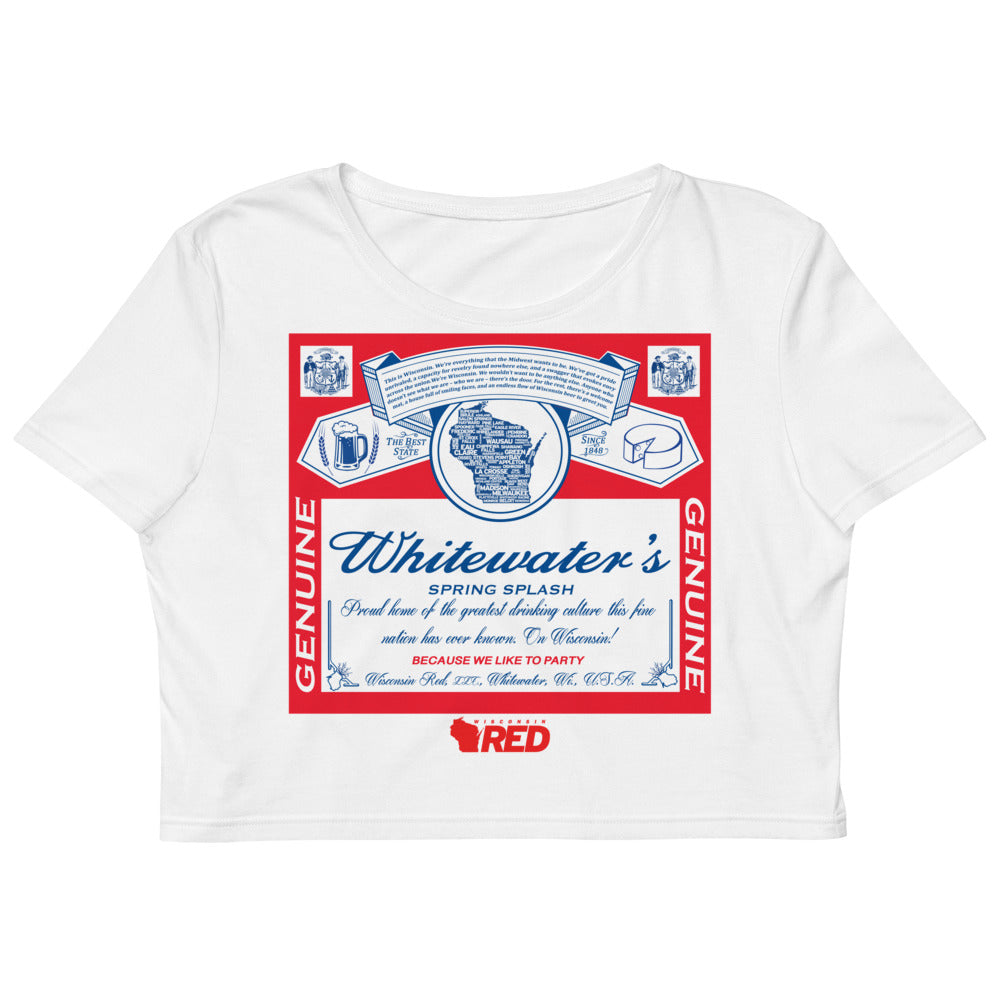 Whitewater: Spring Splash King of Parties Crop Top