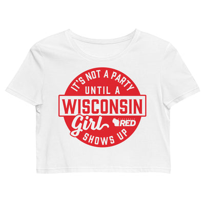 Wisconsin Girls ARE the party Seal Crop Top