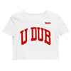 Madison: U Dub Crop Top