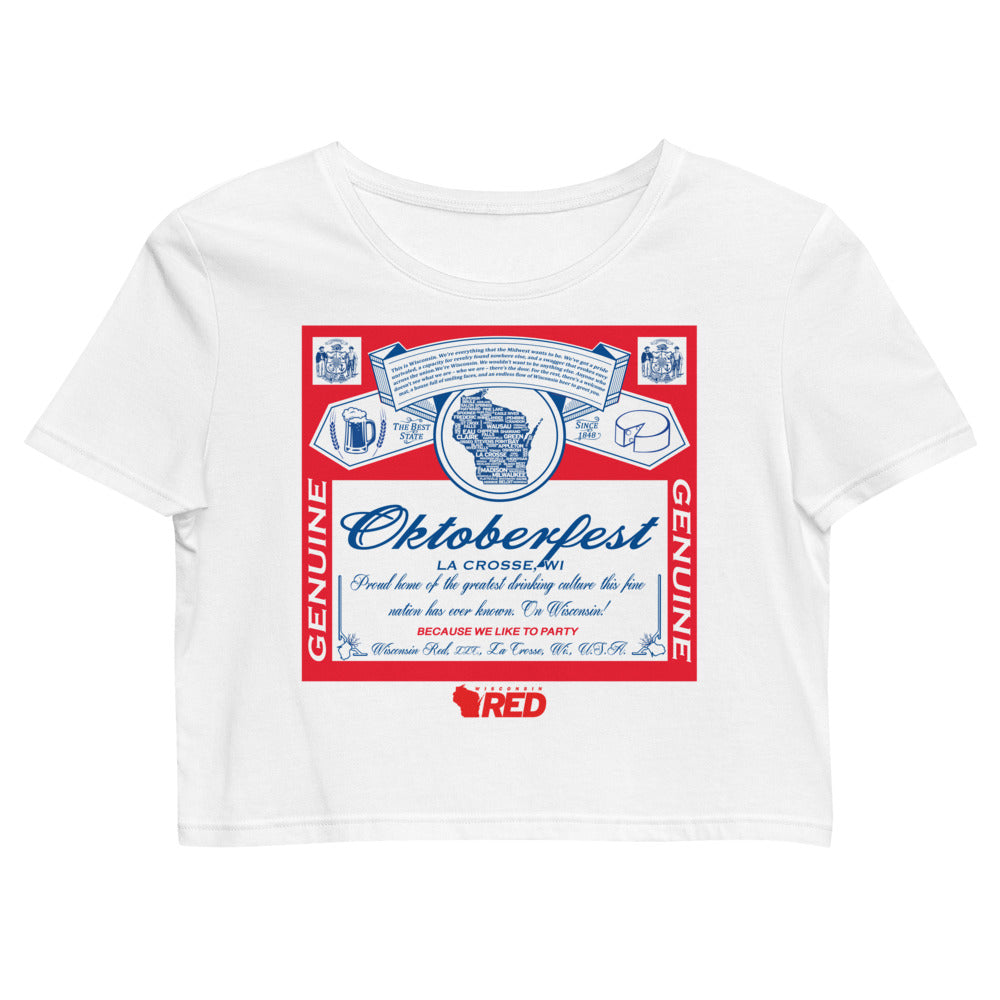 Oktoberfest: King of Parties Crop Top