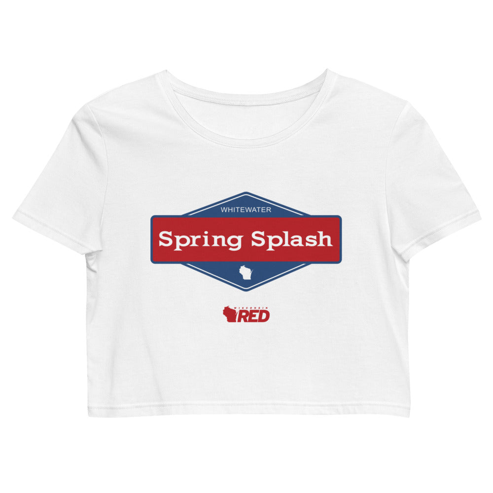 Whitewater: Spring Splash Diamond Crop Top