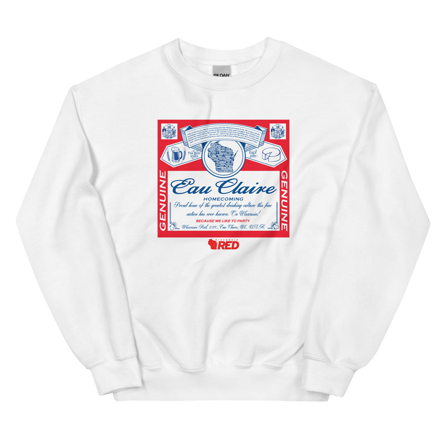 Eau Claire: Homecoming - King of Parties Sweatshirt