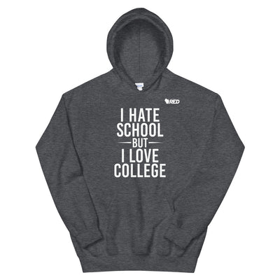 Overdye college logo sweat / Red – BELVET