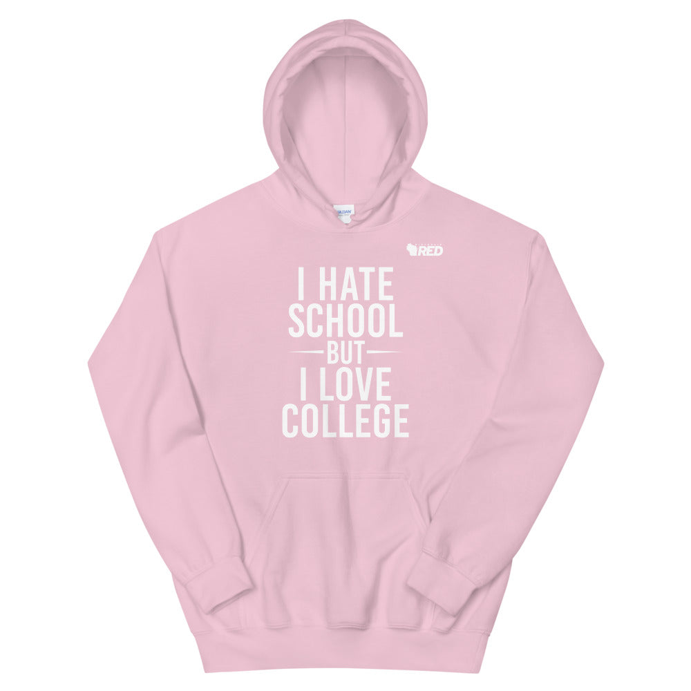 Overdye college logo sweat / Red – BELVET