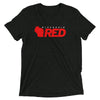 Wisconsin Red Logo Triblend T-Shirt