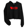 Wisconsin RED Logo Cropped Hoodie